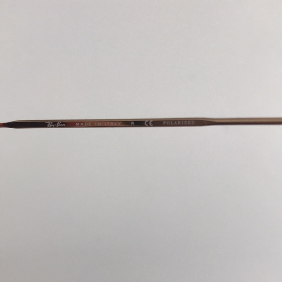 Ray-Ban *Polarized* Hexagonal Flat Lenses. Regular fit w/ adjustable nose pads. - Picture 4 of 5